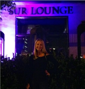Lesley Rousso in front of SUR. Lesley lives in Miami, FL and is a Bravo fan and TBB correspondent.