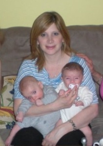 Me, my babies, and some leftover baby weight on my very first Mother's Day.